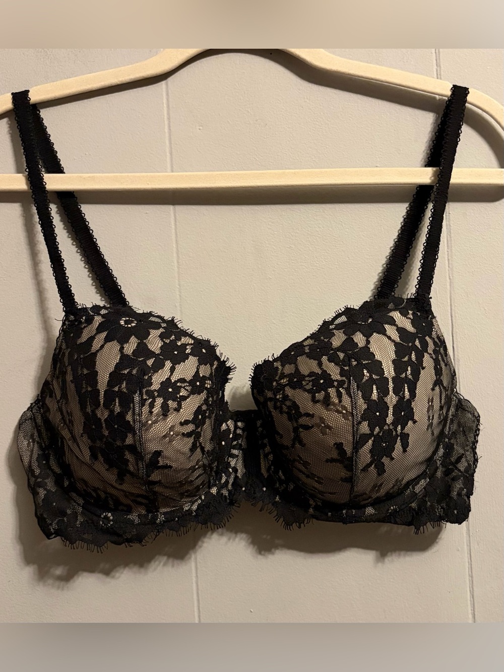 Victoria’s Secret Black Lace Balconette Bra - Women Intimates